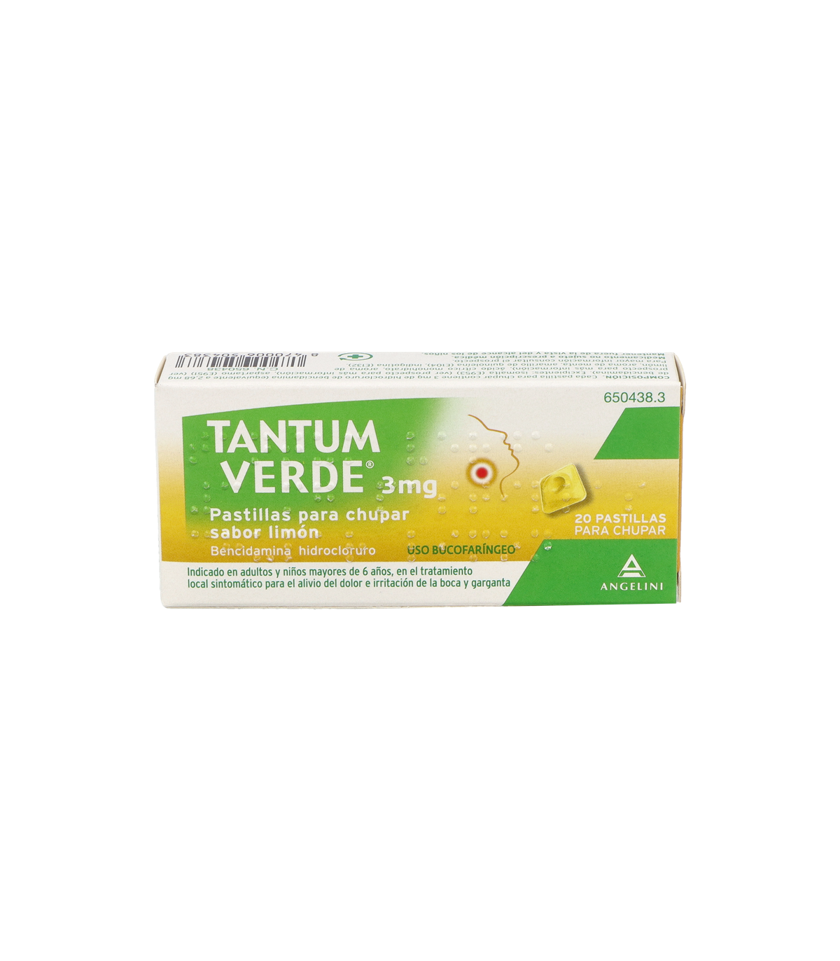 Tantum Verde Mg Pastillas Para Chupar Sabor Lim N