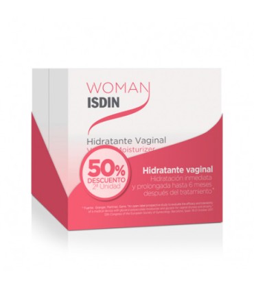 WOMAN ISDIN HIDRATANTE VAGINAL VG 6ML MONODOSIS DUPLO 40% 2UD