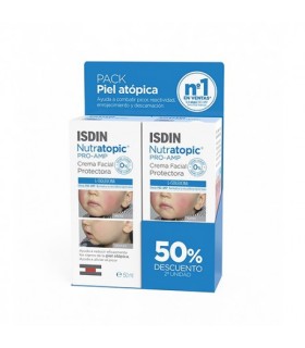 ISDIN NUTRATOPIC PRO-AMP CREMA FACIAL 50ML DUPLO 50% 2UND