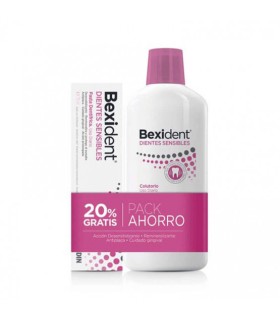 BEXIDENT DIENTES SENSIBLLES COLUTORIO 500ML+PASTA75ML