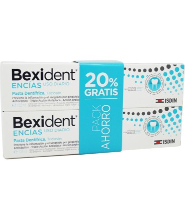 BEXIDENT ENCIAS USO DIARIO PASTA 125ML X 2 DUPLO