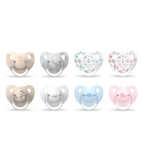 SUAVINEX CHUPETE SILICONA ANAT CLASICO  0-6M 2U