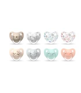 SUAVINEX CHUPETE SILICONA ANAT CLASICO  6-18M 2U