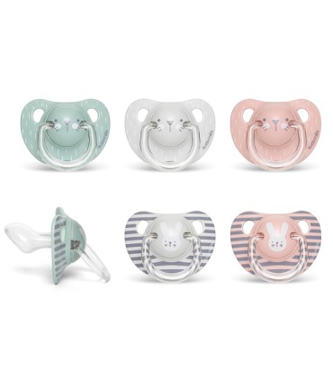 SUAVINEX CHUPETE SILICONA ANAT PREMIUM 6-18M 1U ( NO REPONER)