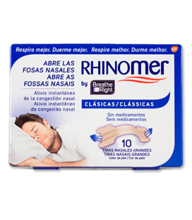 BREATHE RIGHT TIRA NASAL  PEQUEÑA-MEDIANA 10 U