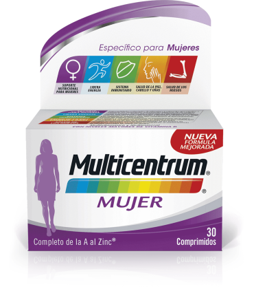 MULTICENTRUM MUJER 30 COMPRIMIDOS 20% PROMOCION