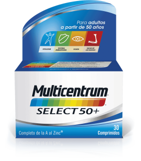MULTICENTRUM SELECT +50 30COMPRIMIDOS