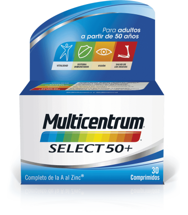 MULTICENTRUM SELECT +50 30COMPRIMIDOS