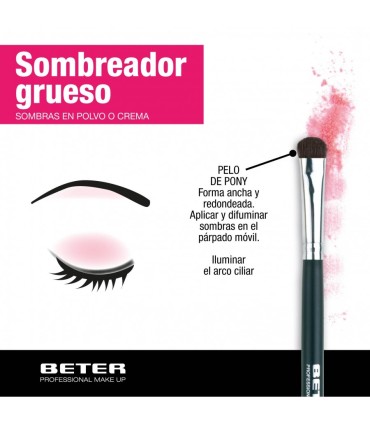 BETER PINCEL SOMBREADOR GRUESO PELO DE CABRA 18.5 CM