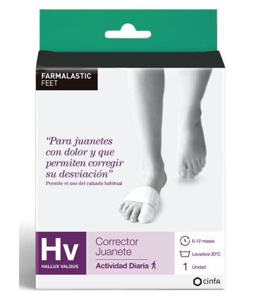 FARMALASTIC CORRECTOR JUANETE ACTIVIDAD DIARIA TALLA P