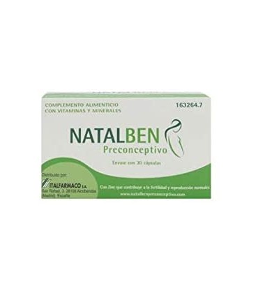 NATALBEN PRECONCEPTIVO 30 CA