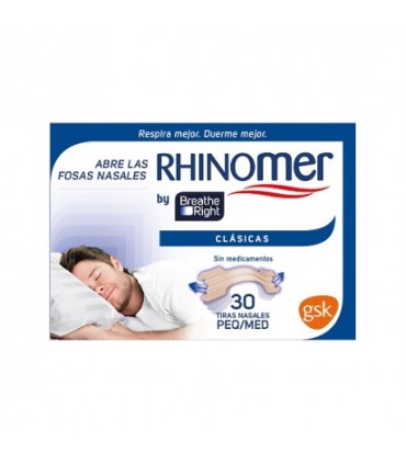 BREATHE RIGHT PEQUEÑA/MEDIANA 30 U