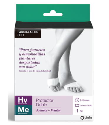 FARMALASTIC PROTECTOR DOBLE JUANETE + PLANTAR TALLA GRANDE