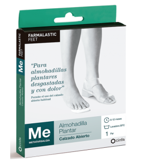FARMALASTIC FEET ME ALMOHADILLA PLANTAR  CALZADO ABIERTO T. U.