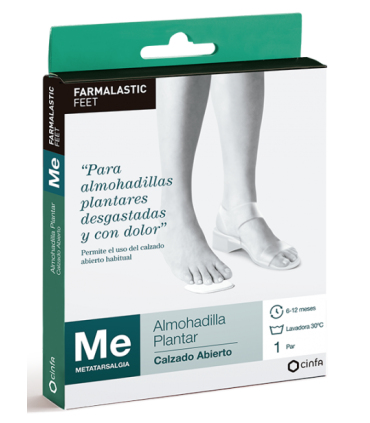 FARMALASTIC FEET ME ALMOHADILLA PLANTAR  CALZADO ABIERTO T. U.