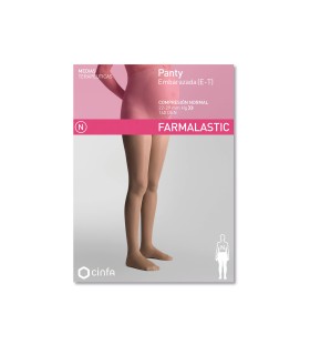 FARMALASTIC PANTY EMBARAZADA COMPRESION NORMAL  NEGRO TALLA M