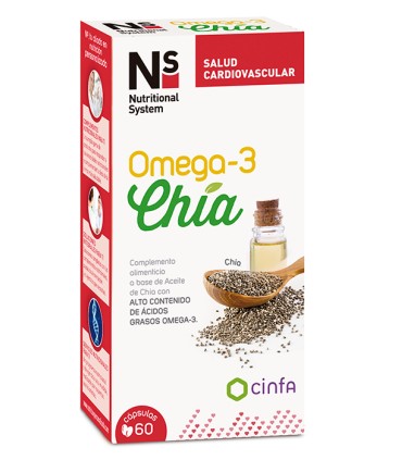 NS OMEGA 3 CHIA 60 CAPSULAS