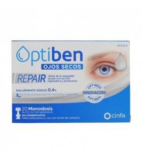 OPTIBEN OJOS SECOS REPAIR 20 MONODOSIS