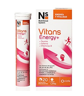 NS VITANS ENERGY+ COMPRIMIDOS EFERVESCENTES 20 COMP