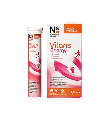 NS VITANS ENERGY+ COMPRIMIDOS EFERVESCENTES 20 COMP