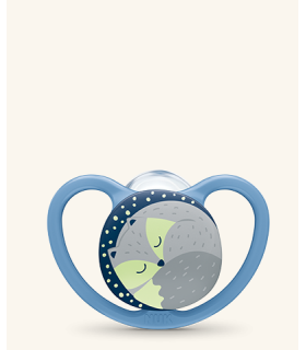 NUK CHUPETE SILICONA SPACE NIGTH 6-18M 1U