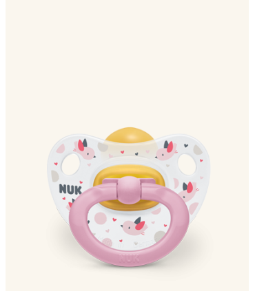 NUK CHUPETE LATEX HAPPY KIDS  6-18M 2U