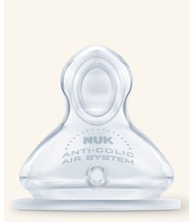 NUK TETINA SILICONA ANTICOLICO 6-18M M 2U