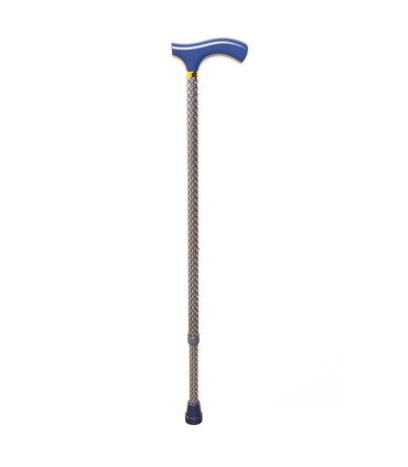 PRIM MULETILLA EXTENSIBLE ALUMINIO GRABADO CRISTAL AZUL