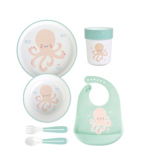 SARO VAJILLA 6 PIEZAS HAPPY SEA