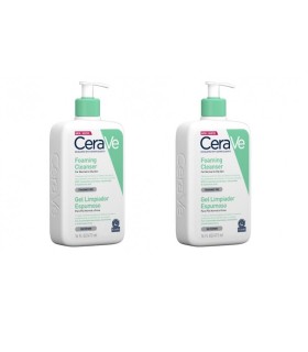CERAVE GEL LIMPIADOR ESPUMOSO 473 ML DUPLO