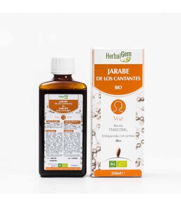 HERBALGEM JARABE DE LOS CANTANTE BIO 250ML
