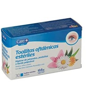 CARE+ TOALLITAS OFTALMICAS ESTERILES STADA 30UN