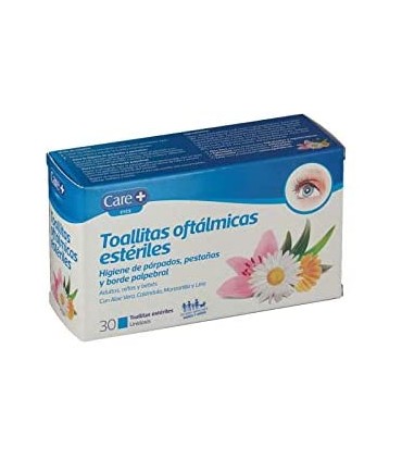 CARE+ TOALLITAS OFTALMICAS ESTERILES STADA 30UN