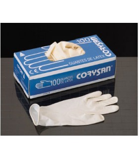 CORYSAN GUANTES LATEX TALLA P 100UD