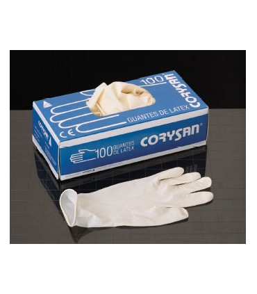 CORYSAN GUANTES LATEX TALLA P 100UD