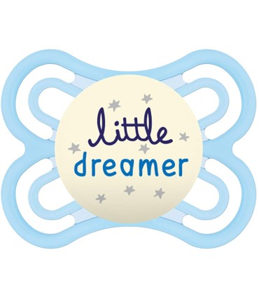 MAM CHUPETE SIL PERFECT NIGHT  0M AZUL PACK DOBLE