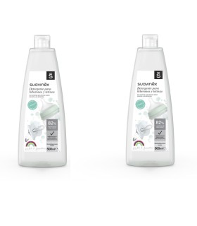 SUAVINEX DETERGENTE BIBERONES TETINAS 500ML X 2 DUPLO