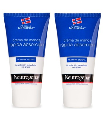NEUTROGENA CREMA DE MANOS RAPIDA ABSORCION  DUPLO