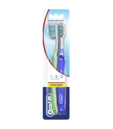 ORAL-B CEPILLO DENTAL ADULTO MEDIO 2U DUPLO