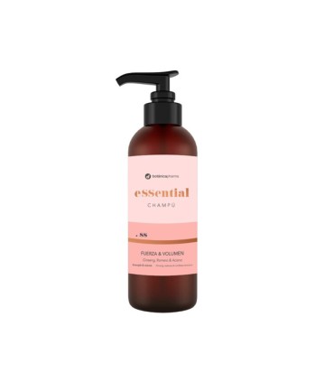 BOTANICAPHARMA  CHAMPU  FUERZA Y VOLUMEN CON GINSENG TOMERO Y ACIANO 250 ML