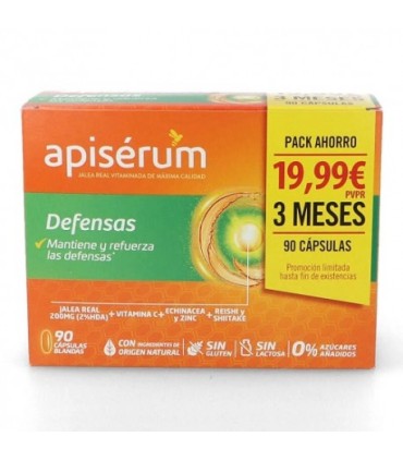 APISERUM DEFENSAS  CAPSULAS PACK 3 MESES