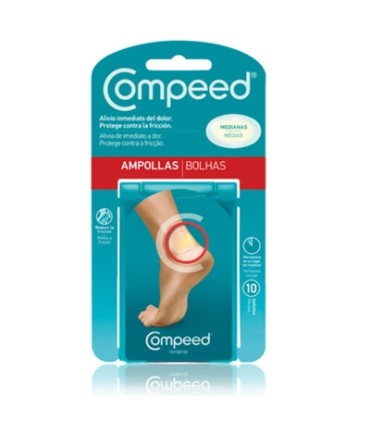 COMPEED AMPOLLAS HIDROCOLOIDE T- MED 10 U