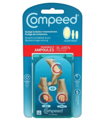 COMPEED AMPOLLAS HIDROCOLOIDE SURTIDO 5 U
