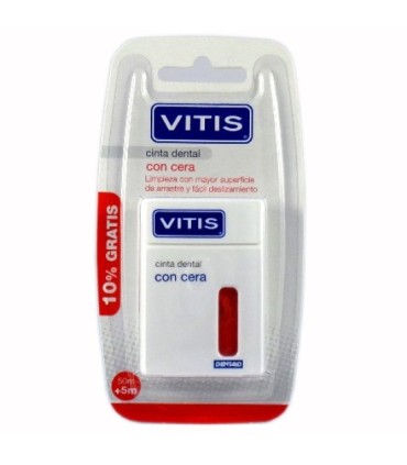 VITIS CINTA DENTAL CON CERA 50 M