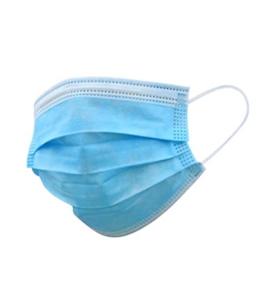 MASCARILLA QUIRURGICA IIR  ADULTO AZUL ENVASE 10 UNIDADES