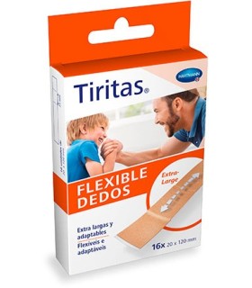 TIRITAS TELA ELASTIC DEDOS 16U
