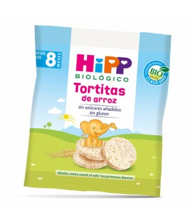 HIPP TORTITAS DE ARROZ CON MANZANA 30GR