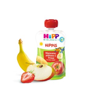 HIPPIS MANZANA, PLATANO Y FRESA