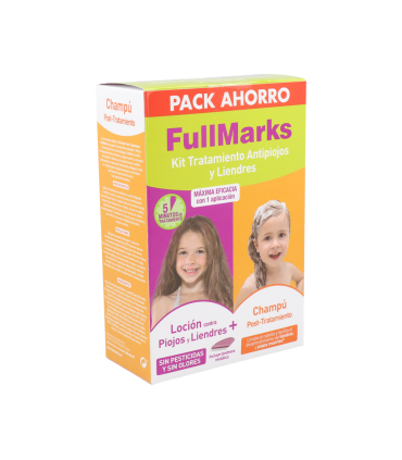 FULLMARKS ANTIPIOJOS Y LIENDRES CHAMPU + LOCION KIT 100+150 ML