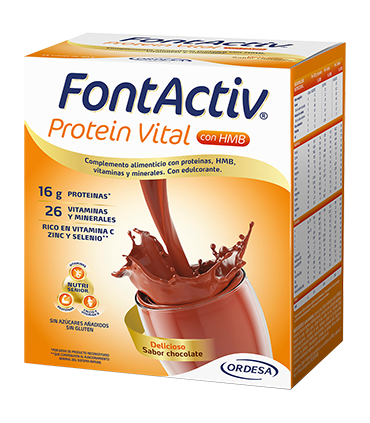 FONTACTIV PROTEIN VITAL 14 SOBRES 30 G SABOR CHOCOLATE